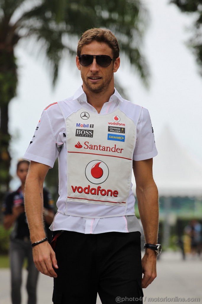 GP MALESIA, 24.03.2013- Jenson Button (GBR) McLaren Mercedes MP4-28