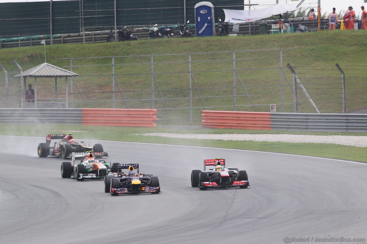 GP MALESIA, 24.03.2013- Gara, Sebastian Vettel (GER) Red Bull Racing RB9