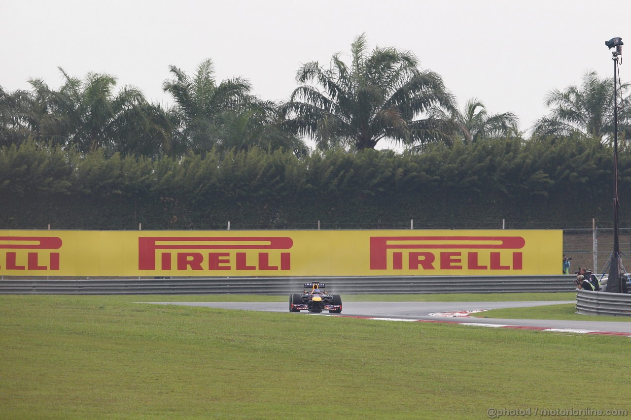 GP MALESIA, 24.03.2013- Gara, Sebastian Vettel (GER) Red Bull Racing RB9