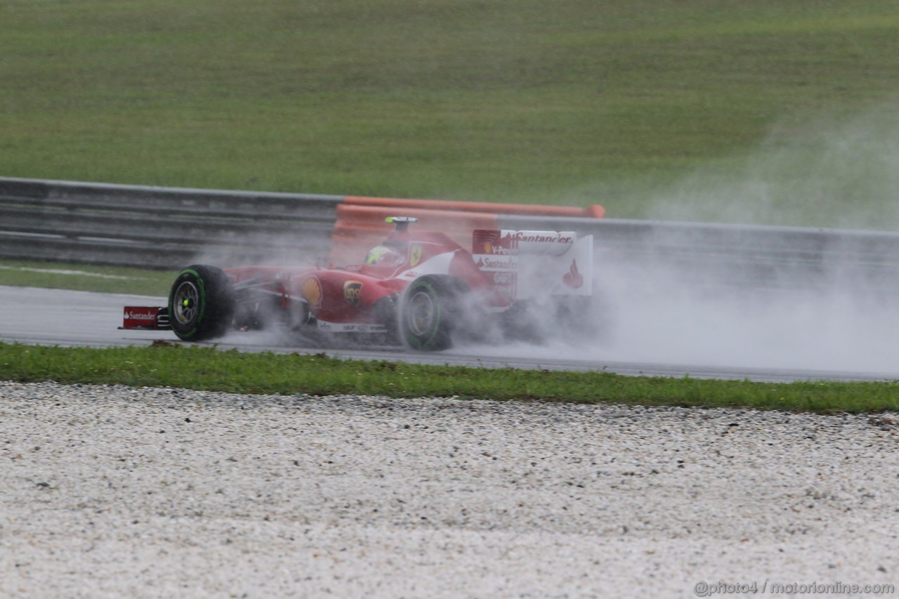 GP MALESIA, 24.03.2013- Gara, Felipe Massa (BRA) Ferrari F138