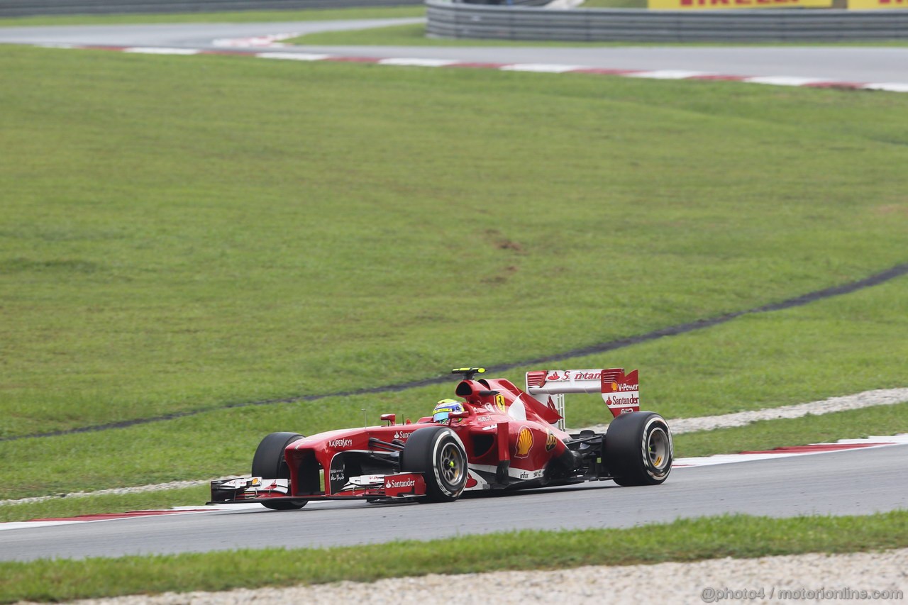 GP MALESIA, 24.03.2013- Gara, Felipe Massa (BRA) Ferrari F138