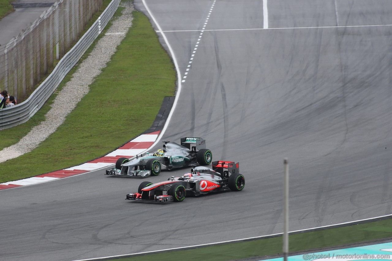 GP MALESIA, 24.03.2013- Gara, Jenson Button (GBR) McLaren Mercedes MP4-28