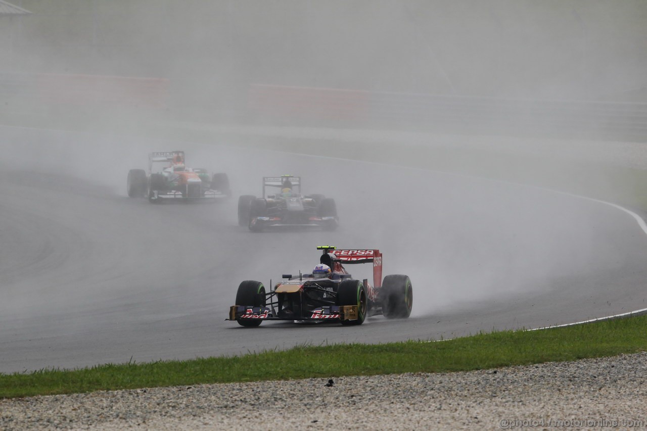 GP MALESIA, 24.03.2013- Gara, Daniel Ricciardo (AUS) Scuderia Toro Rosso STR8