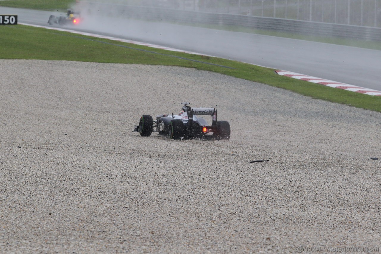 GP MALESIA, 24.03.2013- Gara, Pastor Maldonado (VEN) Williams F1 Team FW35