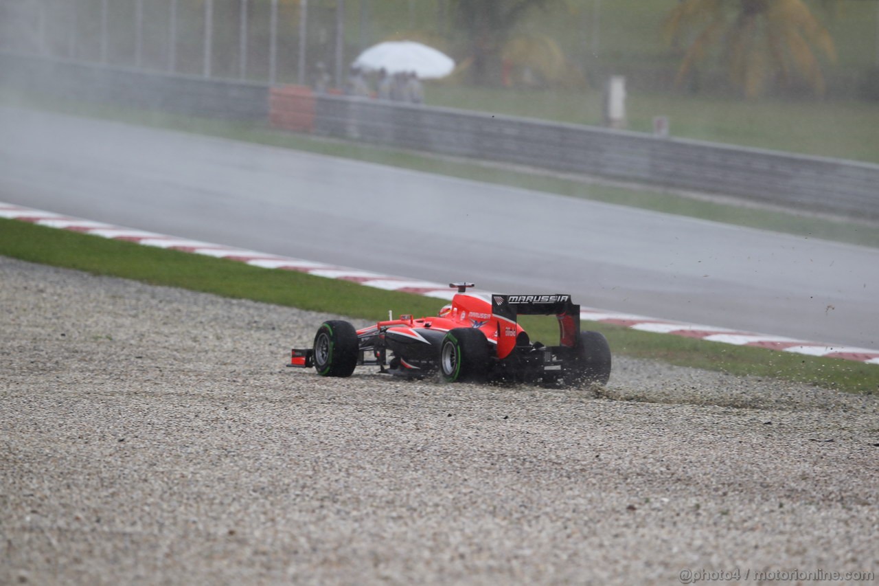 GP MALESIA, 24.03.2013- Gara, Jules Bianchi (FRA) Marussia F1 Team MR02