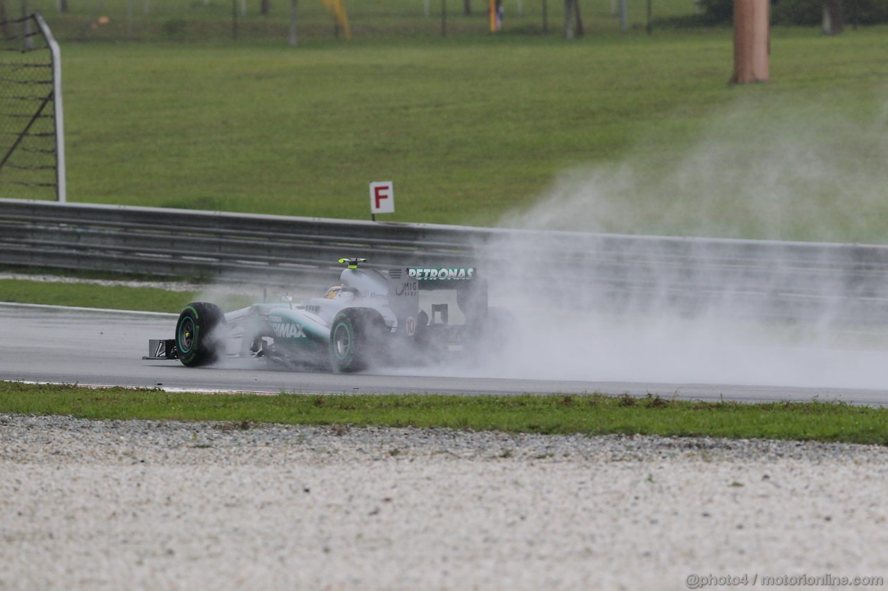 GP MALESIA, 24.03.2013- Gara, Nico Rosberg (GER) Mercedes AMG F1 W04