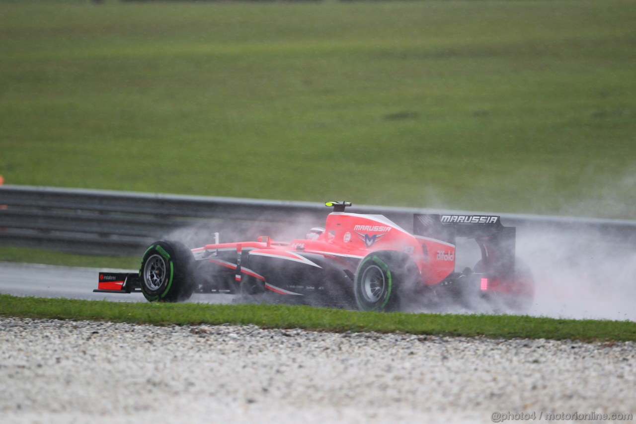 GP MALESIA, 24.03.2013- Gara, Jules Bianchi (FRA) Marussia F1 Team MR02