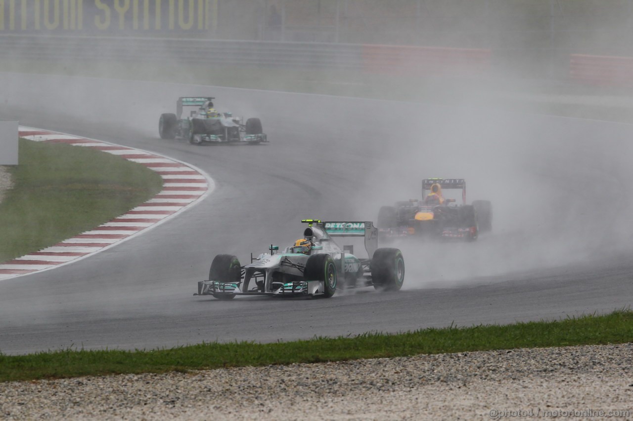 GP MALESIA, 24.03.2013- Gara, Lewis Hamilton (GBR) Mercedes AMG F1 W04