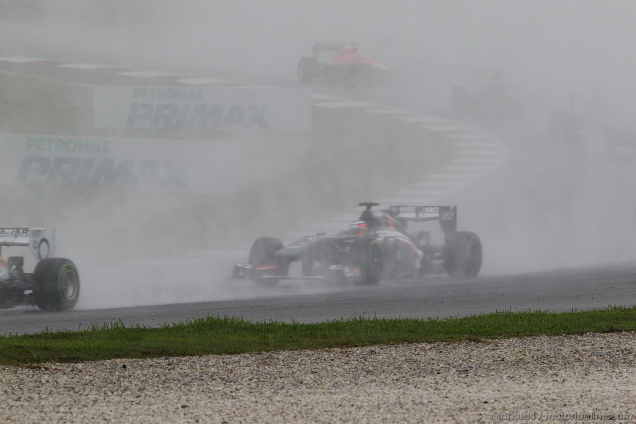 GP MALESIA, 24.03.2013- Gara, Esteban Gutierrez (MEX), Sauber F1 Team C32