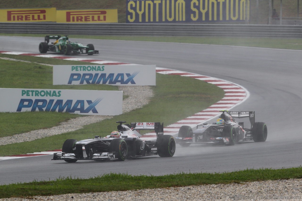 GP MALESIA, 24.03.2013- Gara, Pastor Maldonado (VEN) Williams F1 Team FW35