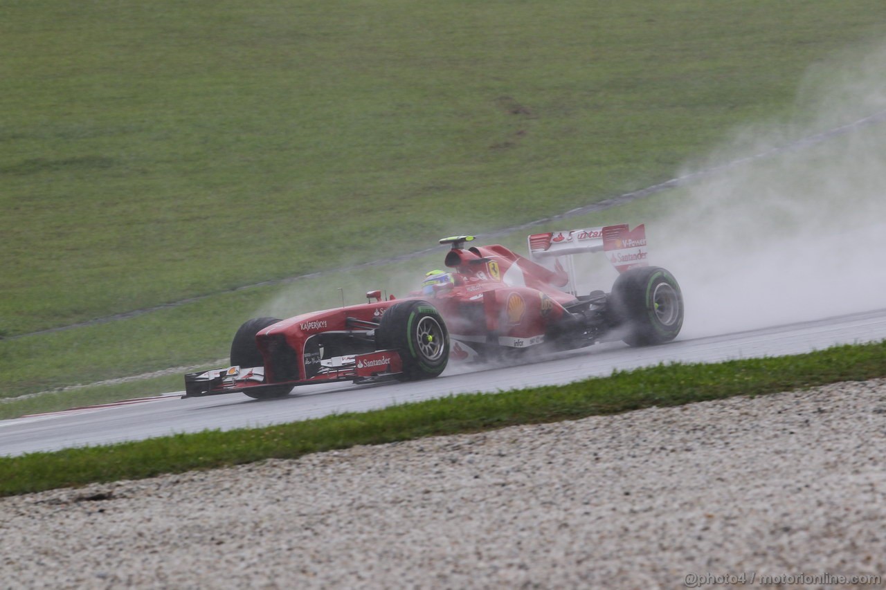 GP MALESIA, 24.03.2013- Gara, Felipe Massa (BRA) Ferrari F138