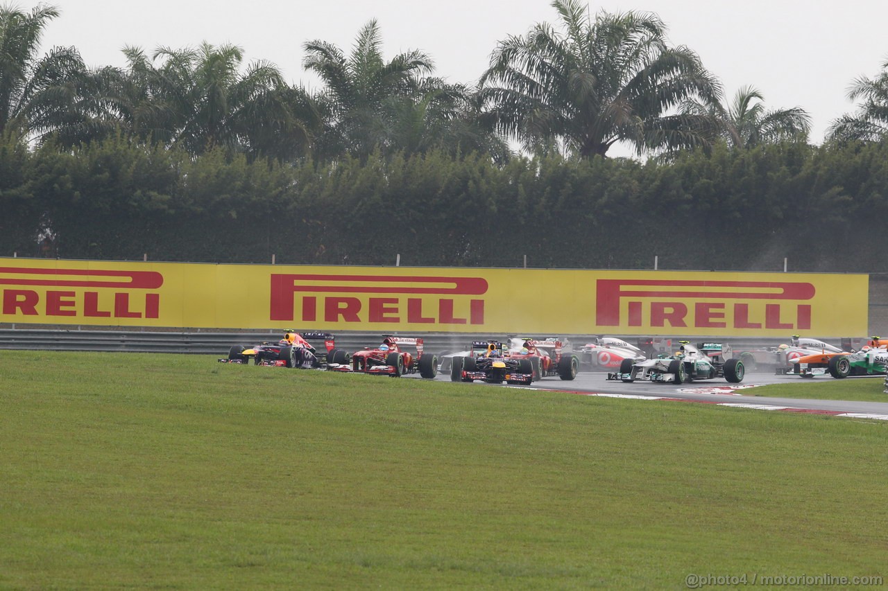 GP MALESIA, 24.03.2013- Gara, the partenza of the race