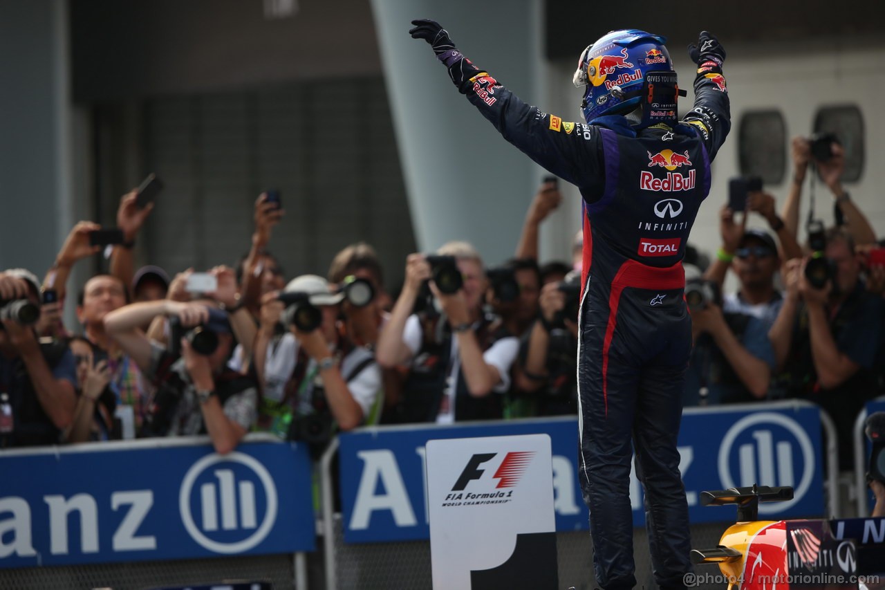 GP MALESIA, 24.03.2013- Gara, Sebastian Vettel (GER) Red Bull Racing RB9