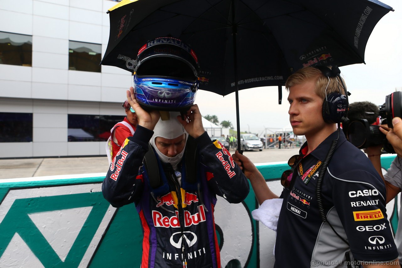 GP MALESIA, 24.03.2013- Gara, Sebastian Vettel (GER) Red Bull Racing RB9 