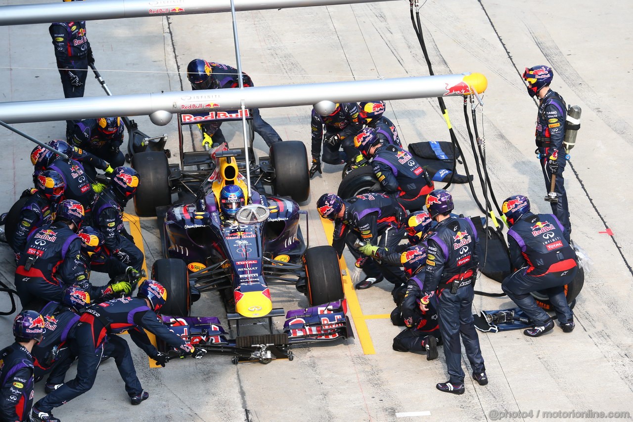 GP MALESIA, 24.03.2013- Gara, Sebastian Vettel (GER) Red Bull Racing RB9 