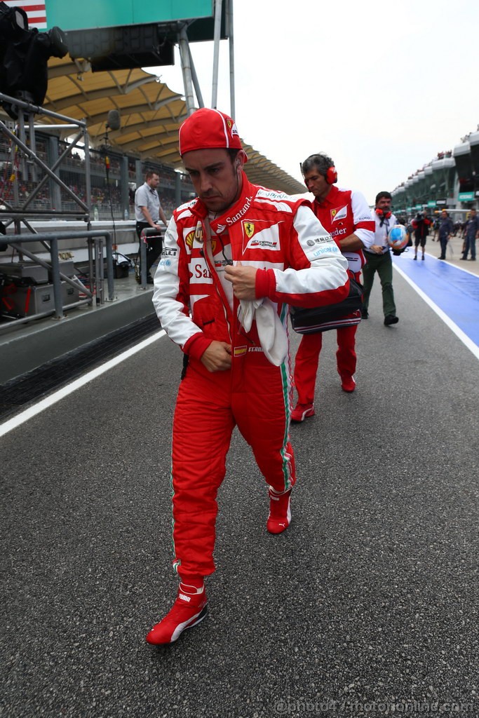 GP MALESIA, 24.03.2013- Gara, Fernando Alonso (ESP) Ferrari F138 