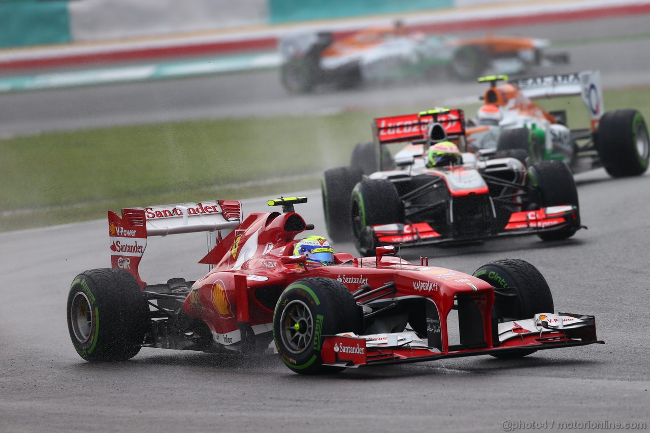 GP MALESIA, 24.03.2013- Gara, Felipe Massa (BRA) Ferrari F138 