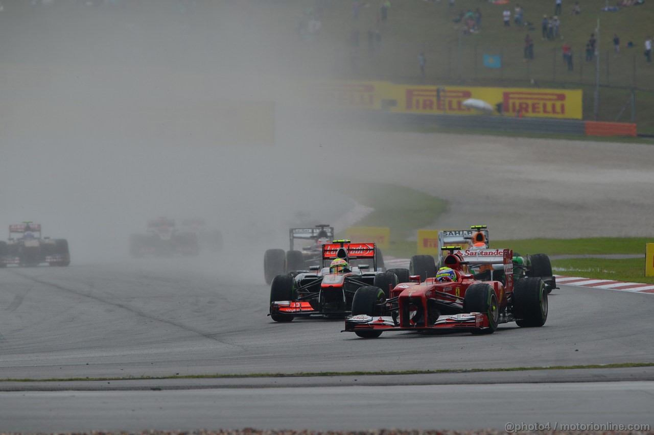 GP MALESIA, 24.03.2013- Gara, Felipe Massa (BRA) Ferrari F138 