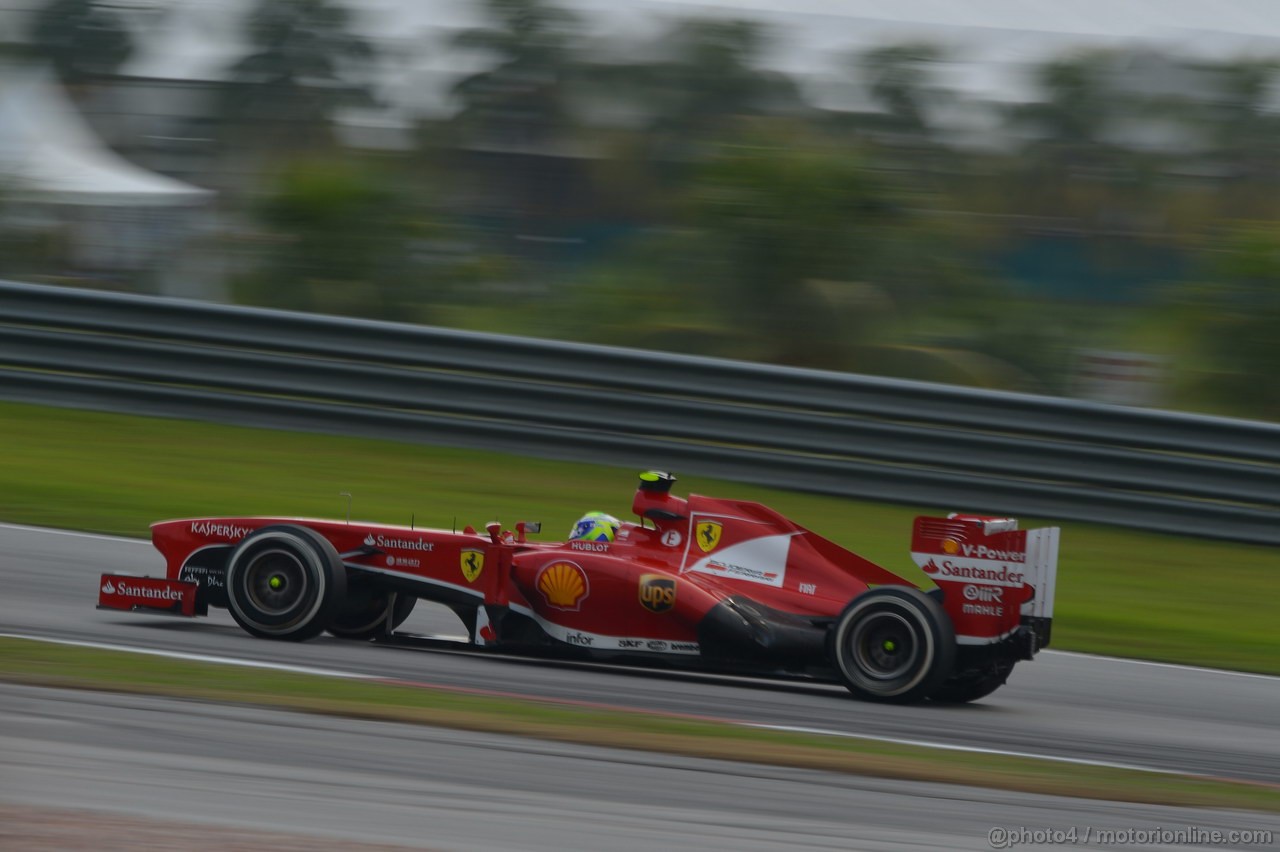 GP MALESIA, 24.03.2013- Gara, Felipe Massa (BRA) Ferrari F138 