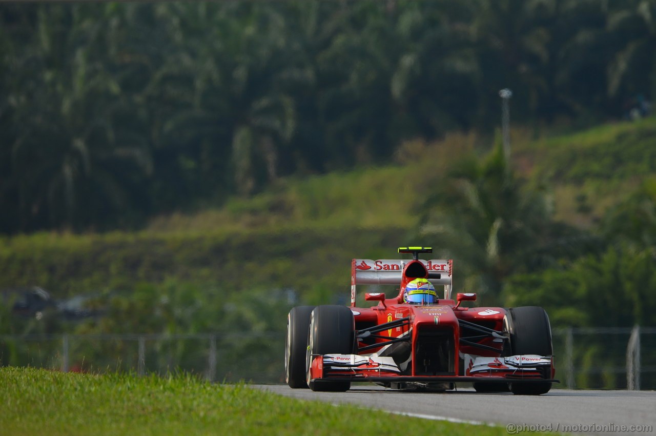 GP MALESIA, 24.03.2013- Gara,Felipe Massa (BRA) Ferrari F138 