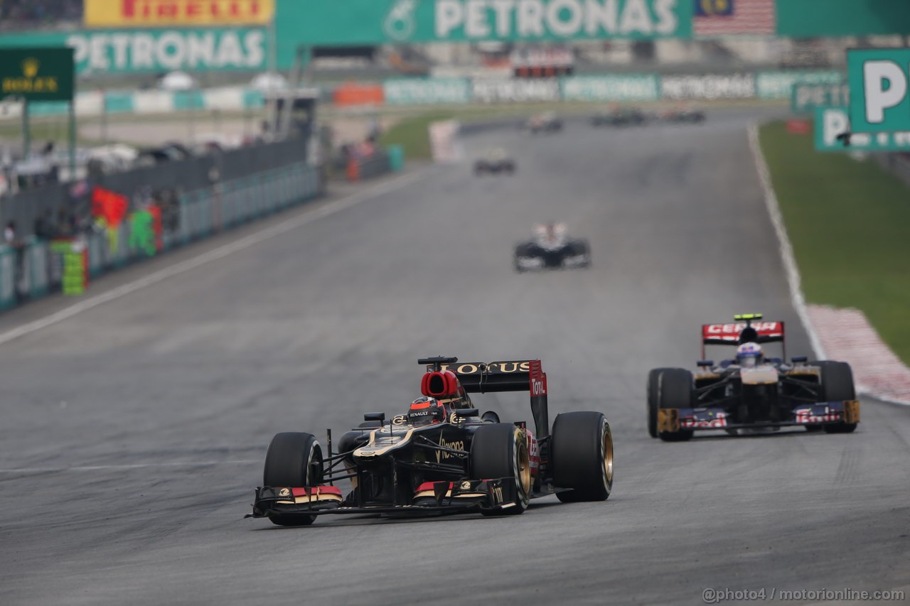 GP MALESIA, 24.03.2013- Gara, Kimi Raikkonen (FIN) Lotus F1 Team E21 