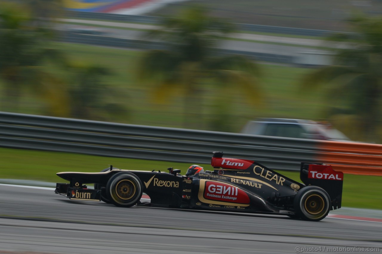 GP MALESIA, 24.03.2013- Gara, Kimi Raikkonen (FIN) Lotus F1 Team E21 