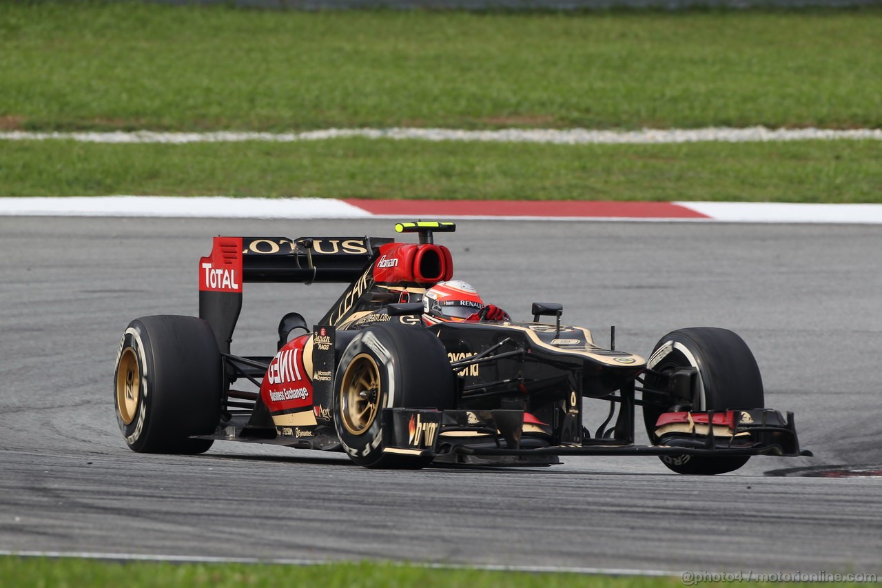 GP MALESIA, 24.03.2013- Gara, Romain Grosjean (FRA) Lotus F1 Team E21 