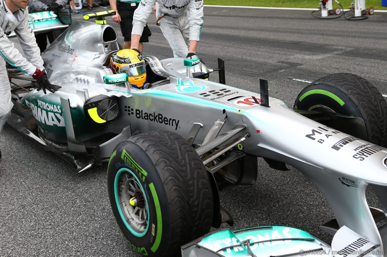 GP MALESIA, 24.03.2013- Gara, Lewis Hamilton (GBR) Mercedes AMG F1 W04 