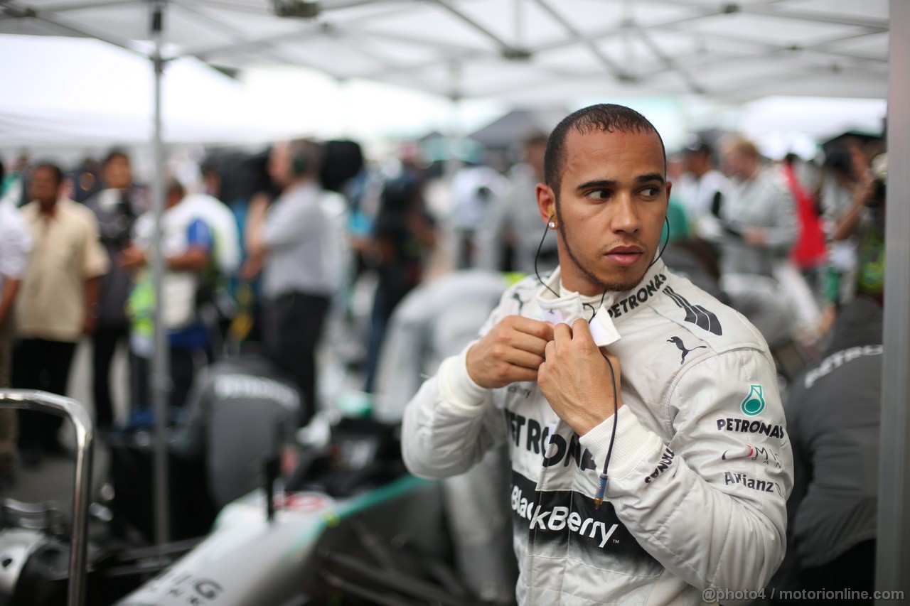 GP MALESIA, 24.03.2013- Gara, Lewis Hamilton (GBR) Mercedes AMG F1 W04 