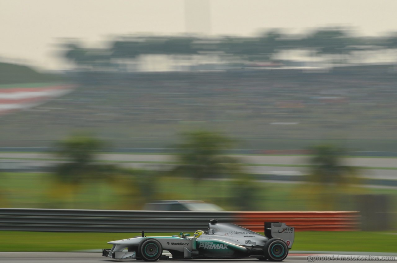 GP MALESIA, 24.03.2013- Gara, Nico Rosberg (GER) Mercedes AMG F1 W04 