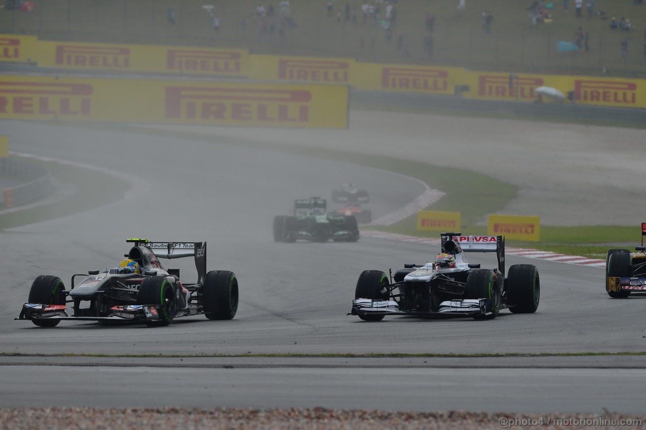 GP MALESIA, 24.03.2013- Gara,Esteban Gutierrez (MEX), Sauber F1 Team C32