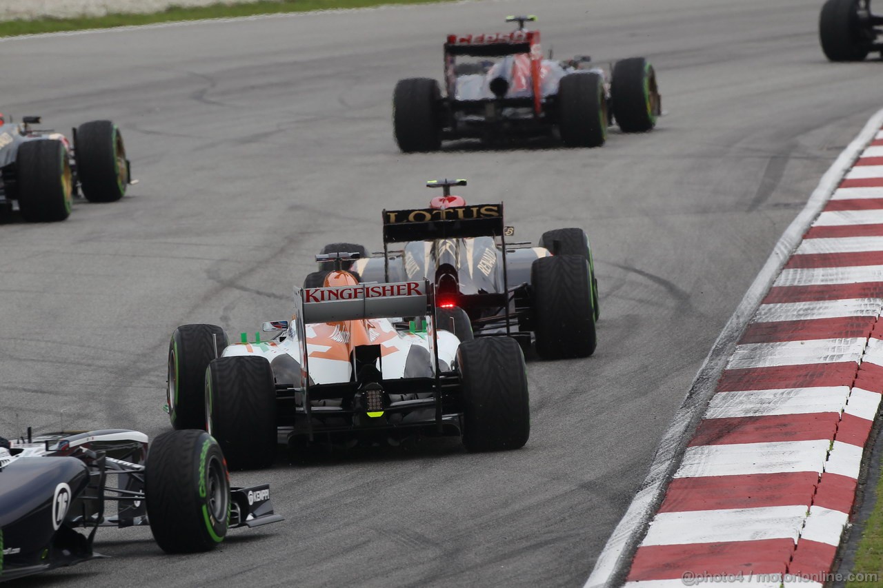 GP MALESIA, 24.03.2013- Gara, Paul di Resta (GBR) Sahara Force India F1 Team VJM06