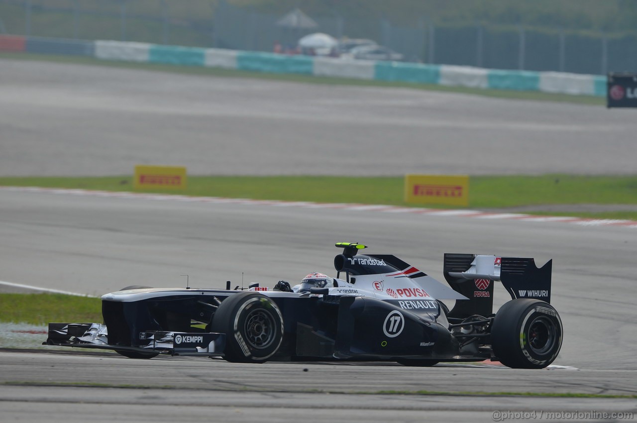 GP MALESIA, 24.03.2013- Gara, Valtteri Bottas (FIN), Williams F1 Team FW35