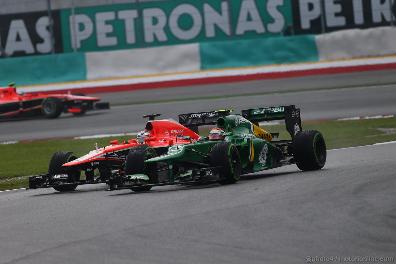 GP MALESIA, 24.03.2013- Gara, Giedo Van der Garde (NED), Caterham F1 Team CT03