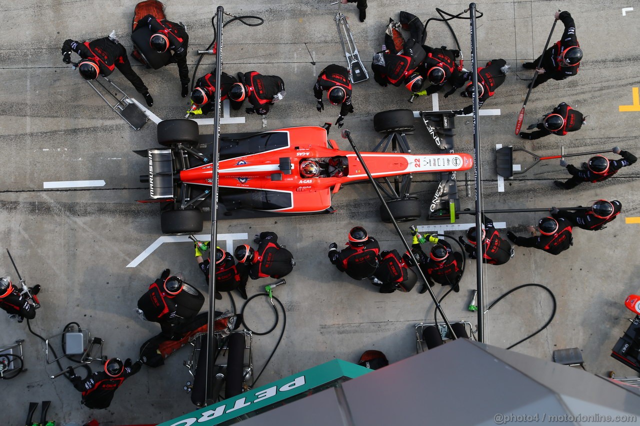 GP MALESIA, 24.03.2013- Gara, Jules Bianchi (FRA) Marussia F1 Team MR02