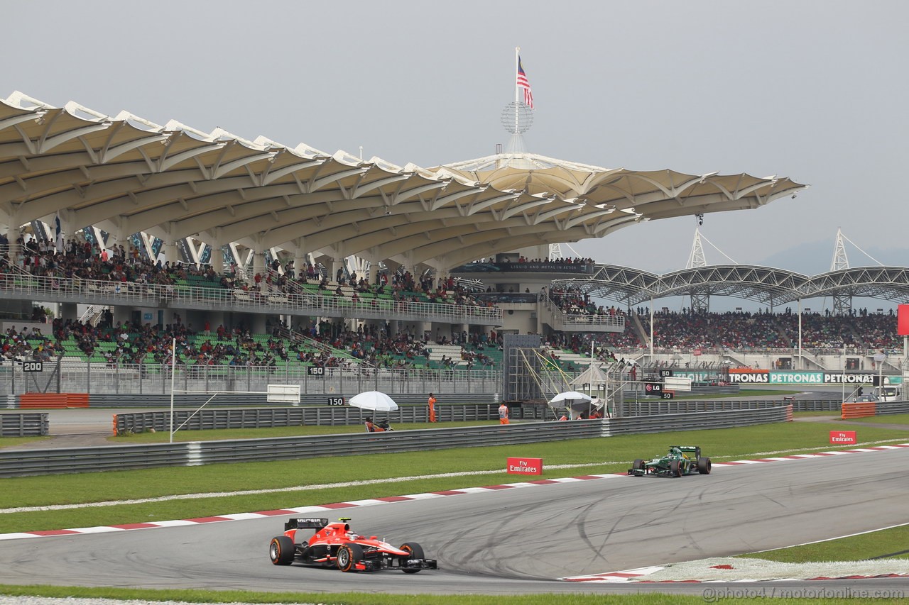 GP MALESIA, 24.03.2013- Gara, Max Chilton (GBR), Marussia F1 Team MR02