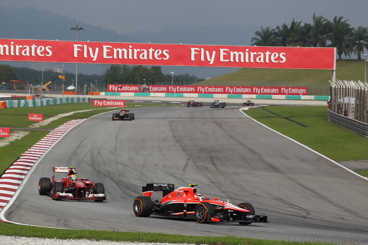 GP MALESIA, 24.03.2013- Gara, Max Chilton (GBR), Marussia F1 Team MR02