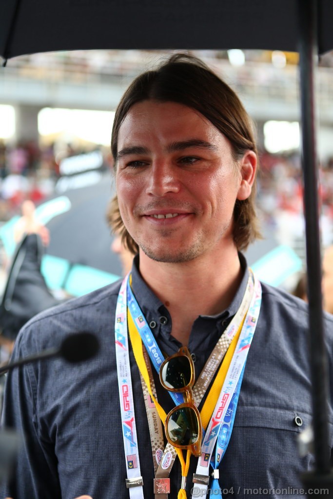 GP MALESIA, 24.03.2013- Gara, Josh Hartnett (USA) Actor