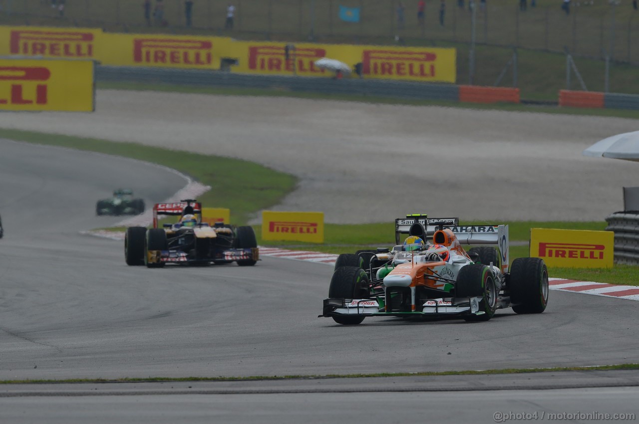 GP MALESIA, 24.03.2013- Gara, Paul di Resta (GBR) Sahara Force India F1 Team VJM06