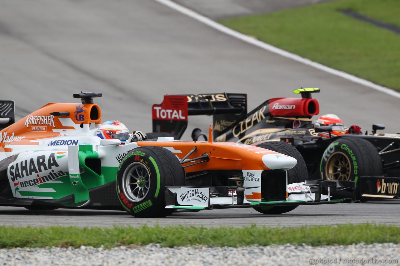 GP MALESIA, 24.03.2013- Gara, Paul di Resta (GBR) Sahara Force India F1 Team VJM06