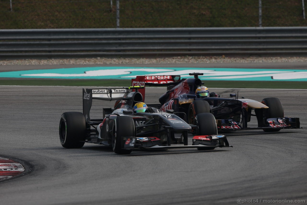 GP MALESIA, 24.03.2013- Gara,Esteban Gutierrez (MEX), Sauber F1 Team C32