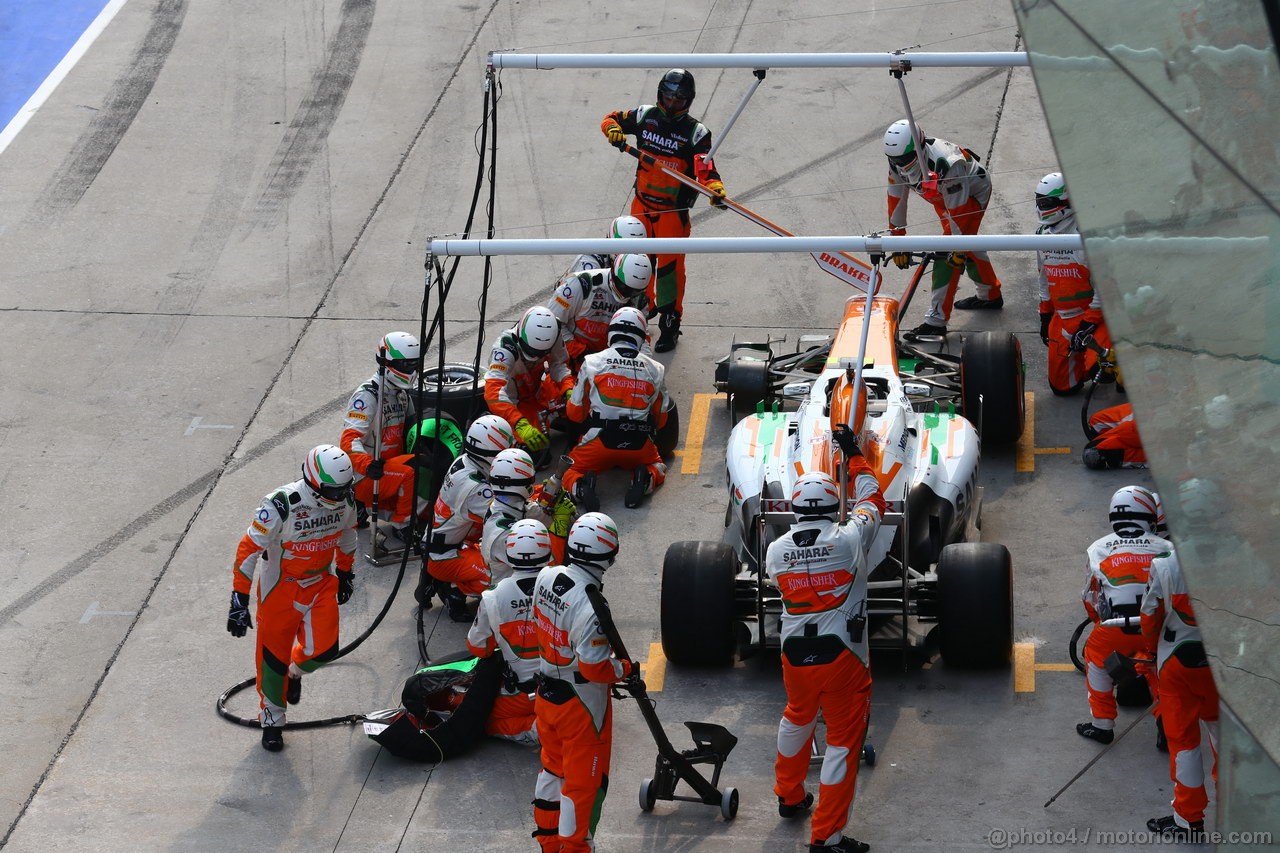 GP MALESIA, 24.03.2013- Gara, Adrian Sutil (GER), Sahara Force India F1 Team VJM06