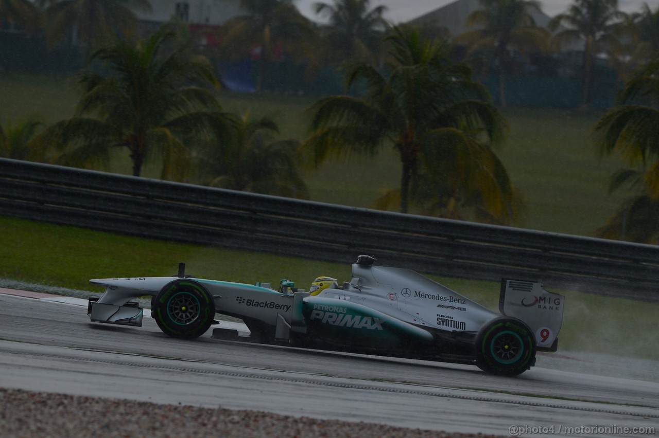 GP MALESIA, 24.03.2013- Gara, Nico Rosberg (GER) Mercedes AMG F1 W04 