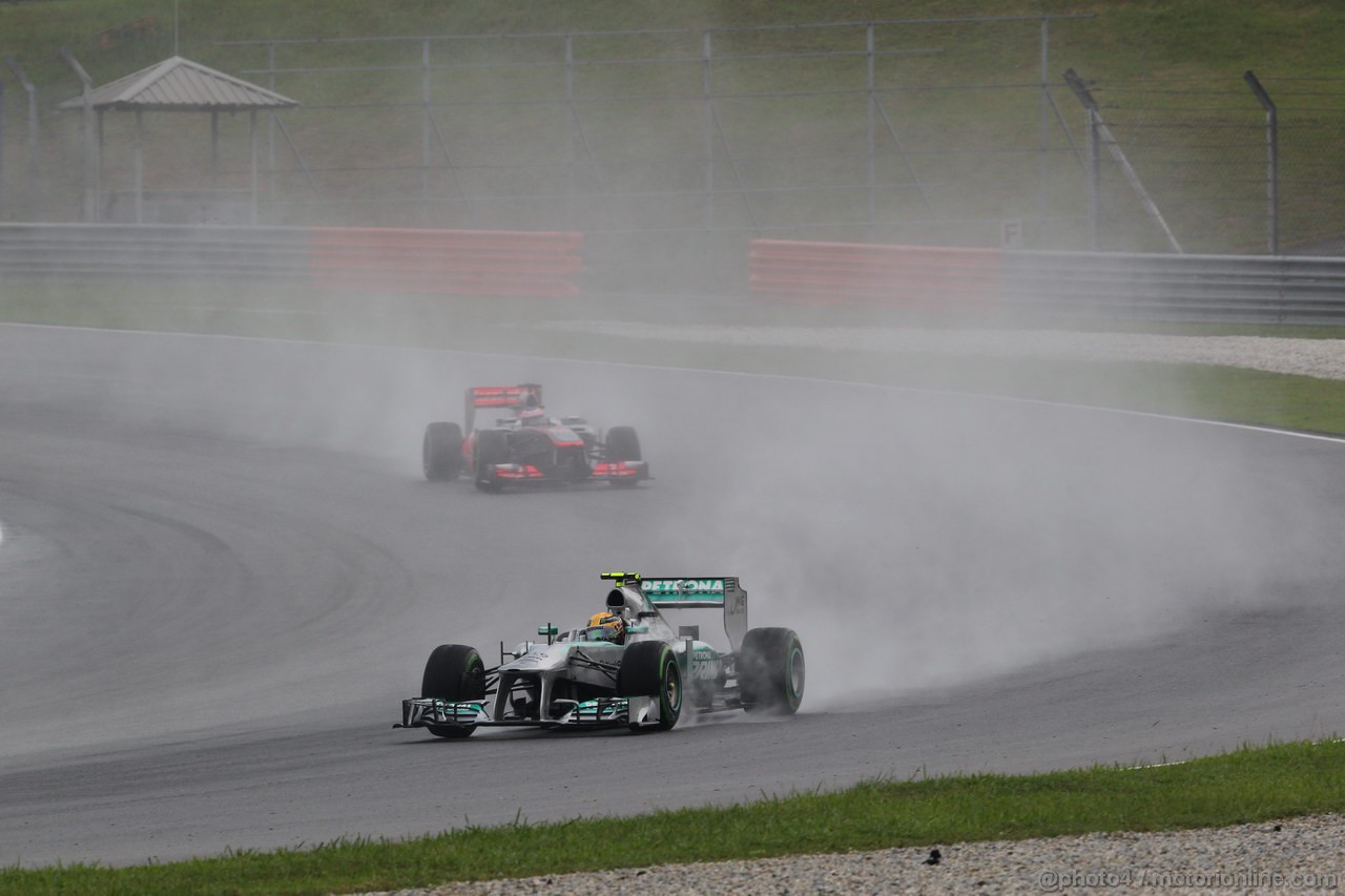 GP MALESIA, 24.03.2013- Gara, Lewis Hamilton (GBR) Mercedes AMG F1 W04 