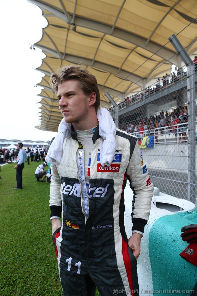 GP MALESIA, 24.03.2013- Gara, Nico Hulkenberg (GER) Sauber F1 Team C32 