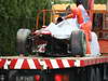 GP MALESIA, 24.03.2013- Gara, Fernando Alonso (ESP) Ferrari F138 on tow truck