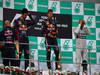 MALAYSIA GP, 24.03.2013- Race, the podium; winner Sebastian Vettel (GER) Red Bull Racing RB9, 2nd Mark Webber (AUS) Red Bull Racing RB9, 3rd Lewis Hamilton (GBR) Mercedes AMG F1 W04 and Adrian Newey (GBR), Red Bull Racing, Technical Operations Director