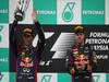 GP MALESIA, 24.03.2013- Gara, the podium; winner Sebastian Vettel (GER) Red Bull Racing RB9, 2nd Mark Webber (AUS) Red Bull Racing RB9