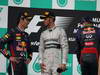 GP MALESIA, 24.03.2013- Gara, the podium; 3rd Lewis Hamilton (GBR) Mercedes AMG F1 W04