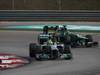 GP MALESIA, 24.03.2013- Gara, Nico Rosberg (GER) Mercedes AMG F1 W04 overtaking Charles Pic (FRA) Caterham F1 Team CT03 